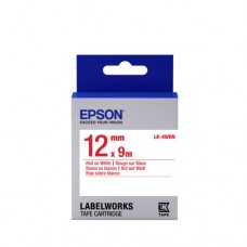 Epson LK-4WRN (C53S654011) Label Cartridge Standard, Red on White 12mm (9m) Epson LK-4WRN (C53S654011) Label Cartridge Standard, Red on White 12mm (9m)