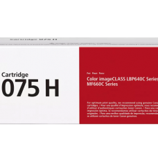 Canon CRG 075H Y (6366C002) Toner Cartridge, Yellow