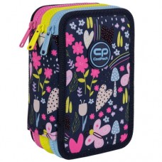 Triple decker pencil case with equipment CoolPack Jumper 3 IN THE GARDEN Triple decker pencil case with equipment CoolPack Jumper 3 IN THE GARDEN
