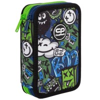 Double decker school pencil case with equipment CoolPack Jumper 2 Monster Team Double decker school pencil case with equipment CoolPack Jumper 2 Monster Team