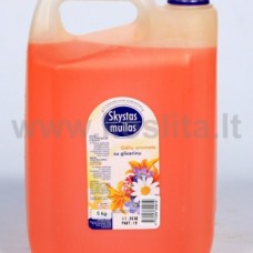 Šķidrās ziepes, ar glicerīnu, ziedu aromāts, 5l,  (1036/346753)