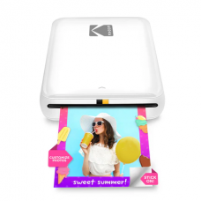 Kodak STEP Instant Mobile Photo printer Colour ZINK 2x3'' 1 ppm, Bluetooth, White Kodak STEP Instant Mobile Photo printer Colour ZINK 2x3'' 1 ppm, Bluetooth, White