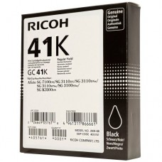 RICOH BLACK GEL CARTRIDGE GC-41K RICOH BLACK GEL CARTRIDGE GC-41K