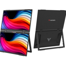 Verbatim 32403 Dual Portable Monitor 15.6'' × 2 IPS FHD 1920x1080 10ms 250cd/m2 60Hz, Black Verbatim 32403 Dual Portable Monitor 15.6'' × 2 IPS FHD 1920x1080 10ms 250cd/m2 60Hz, Black