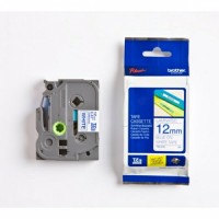 Brother TZe-233 (TZe233) Laminated Labelling Tape 12mm 8m, Blue on White Brother TZe-233 (TZe233) Laminated Labelling Tape 12mm 8m, Blue on White