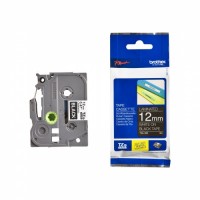 Brother TZE-335 (TZE335) Laminated Labelling Tape Cassette, White On Black 12mm, 8m Brother TZE-335 (TZE335) Laminated Labelling Tape Cassette, White On Black 12mm, 8m