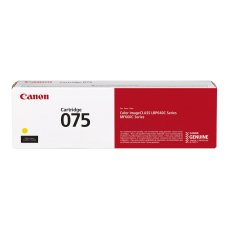 Canon CRG 075 Y (6362C002) Toner Cartridge, Yellow Canon CRG 075 Y (6362C002) Toner Cartridge, Yellow
